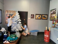 Amalie Oil Christmas Tree At The Shop
