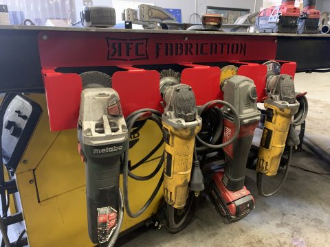 4.5" Custom Grinder/ Polisher Rack by RFC Fabrication