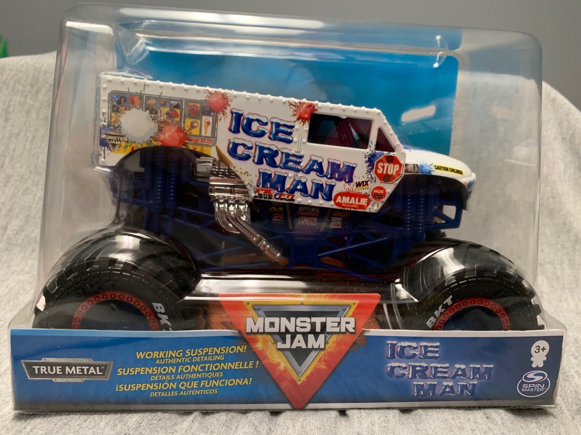 Ice cream man monster truck toy shop